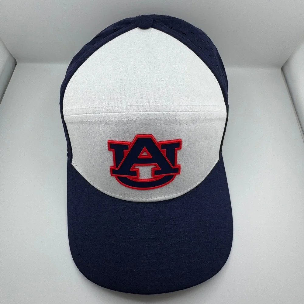 Under Armour Auburn Tigers Hat Mens OSFA Navy White Excellent Snapback UC1958